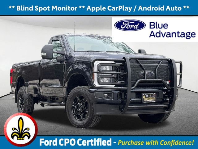 Blue Metallic 2024 Ford F-350 Super Duty Pickup Truck Four-Wheel Drive Automatic
