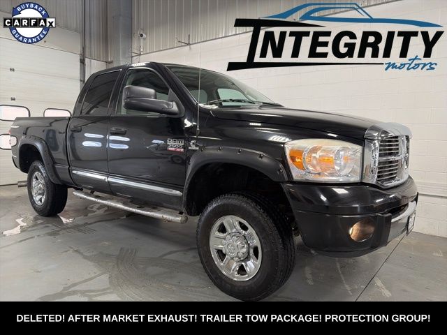 Brilliant Black Crystal Pearlcoat 2008 Dodge RAM 2500 Pickup Truck Four-Wheel Drive 6-Speed Automatic