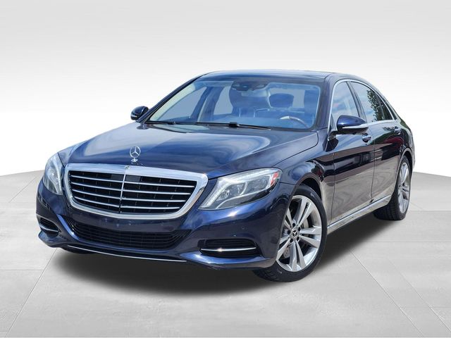 Blue 2017 Mercedes-Benz S-Class S 550 Sedan 4MATIC Sedan All-Wheel Drive 9-Speed Automatic