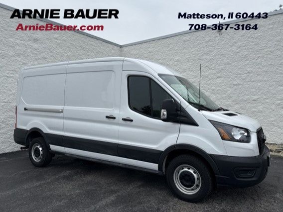 Oxford White 2025 Ford Transit Cargo Van Rear-Wheel Drive