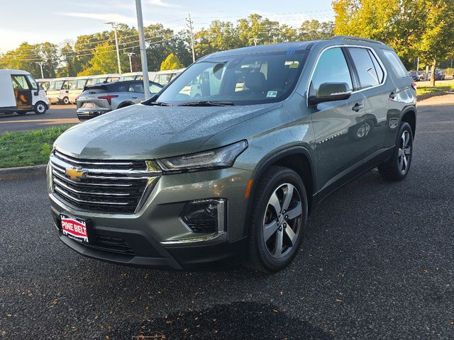 Silver Sage Metallic 2023 Chevrolet Traverse SUV / Crossover Four-Wheel Drive 9-Speed Automatic