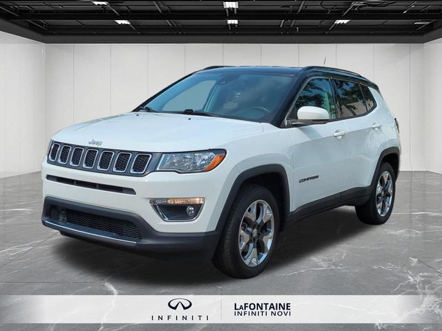 White Clearcoat 2021 Jeep Compass SUV / Crossover Four-Wheel Drive 9-Speed Automatic