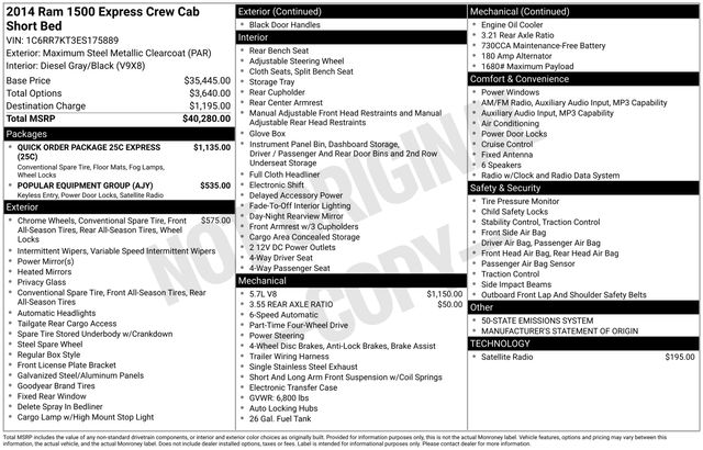 2014 Ram 1500 Express