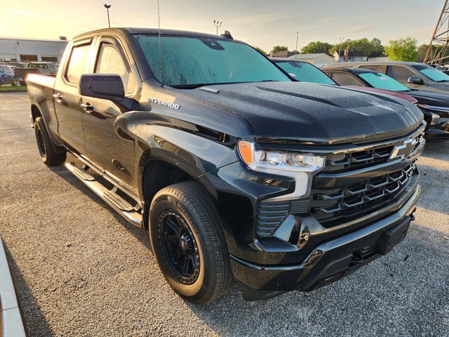 Black 2025 Chevrolet Silverado 1500 RST Crew Cab 4WD Pickup Truck Four-Wheel Drive Automatic