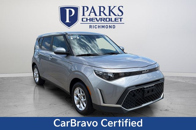 Steel Gray 2024 Kia Soul LX FWD SUV / Crossover Front-Wheel Drive Continuously Variable Transmission