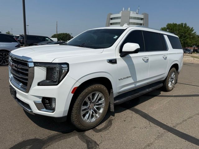 2021 Summit White GMC Yukon XL SLT 4X4 SUV