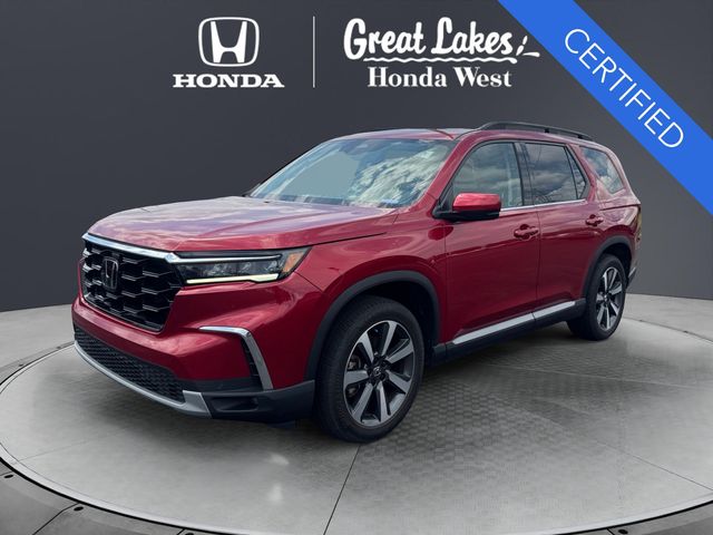 Radiant Red Metallic II 2025 Honda Pilot SUV / Crossover All-Wheel Drive Automatic