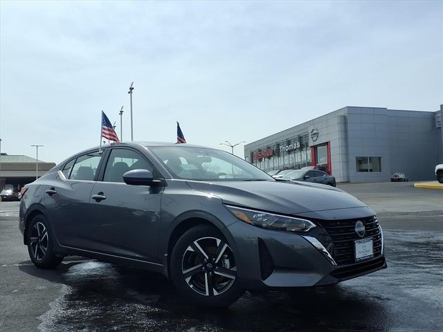 Gray (Gun Metallic) 2025 Nissan Sentra SV FWD Sedan Front-Wheel Drive Continuously Variable Transmission