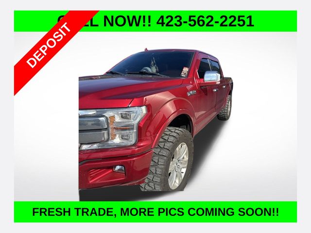 Ruby Red Metallic 2018 Ford F-150 Pickup Truck Four-Wheel Drive Automatic