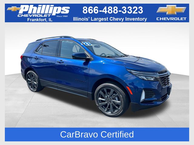 Blue Glow Metallic 2023 Chevrolet Equinox SUV / Crossover Four-Wheel Drive 6-Speed Automatic Overdrive