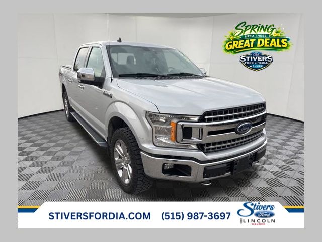 Ingot Silver 2019 Ford F-150 XLT SuperCrew 4WD Pickup Truck Four-Wheel Drive Automatic