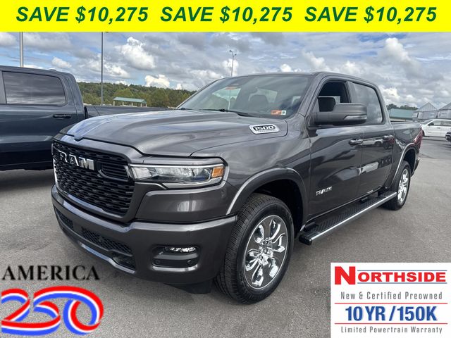 Crystal Metallic 2026 RAM 1500 Big Horn Crew Cab 4WD Pickup Truck Four-Wheel Drive 8-Speed Automatic