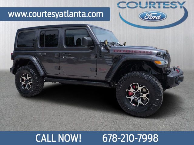 Gray (Granite Crystal Metallic Clearcoat) 2020 Jeep Wrangler Unlimited Rubicon 4WD SUV / Crossover Four-Wheel Drive 8-Speed Automatic