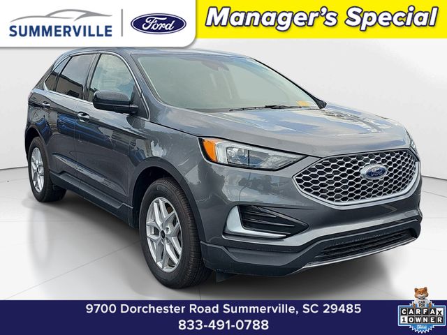 Carbonized Gray Metallic 2024 Ford Edge SUV / Crossover All-Wheel Drive 8-Speed Automatic