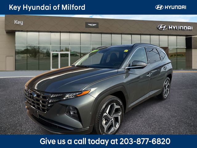 Amazon Gray 2022 Hyundai Tucson Limited AWD SUV / Crossover All-Wheel Drive 8-Speed Automatic