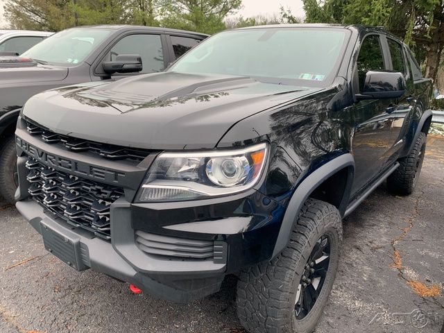 Black 2021 Chevrolet Colorado ZR2 Crew Cab 4WD Pickup Truck Four-Wheel Drive 8-Speed Automatic