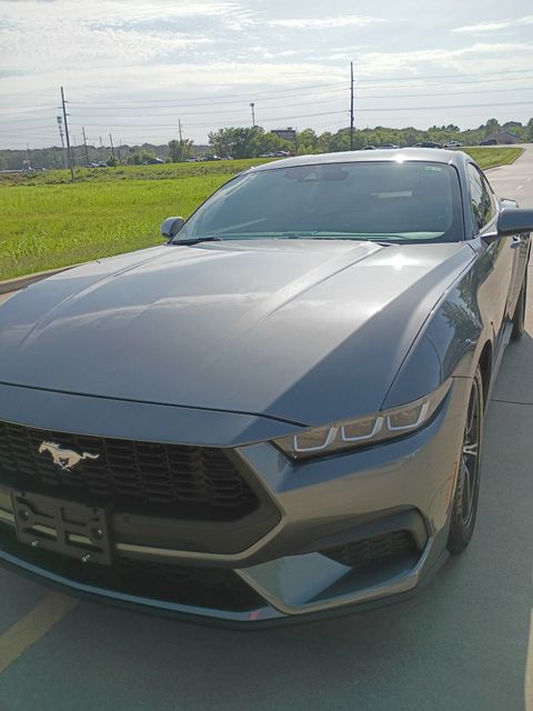 Gray Metallic 2024 Ford Mustang Coupe Rear-Wheel Drive Automatic
