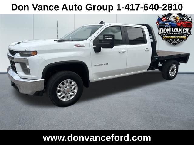 Summit White 2023 Chevrolet Silverado 2500HD LT Crew Cab 4WD Pickup Truck Four-Wheel Drive Automatic