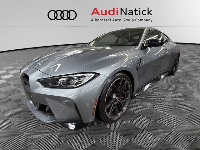 Skyscraper Gray Metallic 2022 BMW M4 Coupe RWD Coupe Rear-Wheel Drive 6-Speed Manual