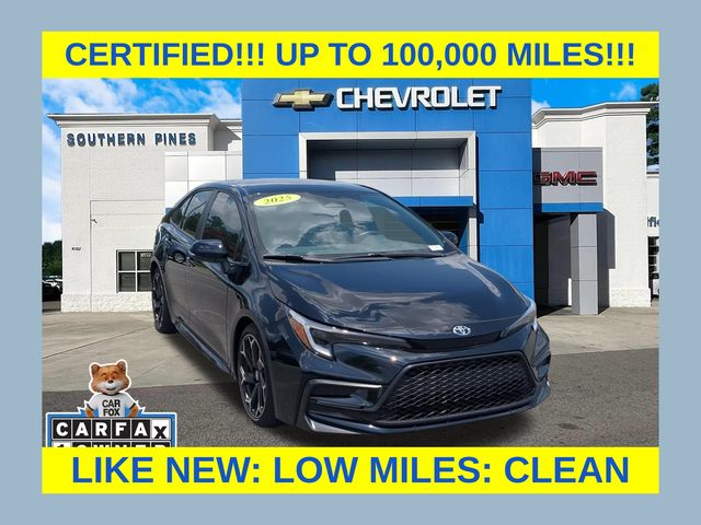 Midnight Black Metallic 2025 Toyota Corolla Sedan Front-Wheel Drive Continuously Variable Transmission