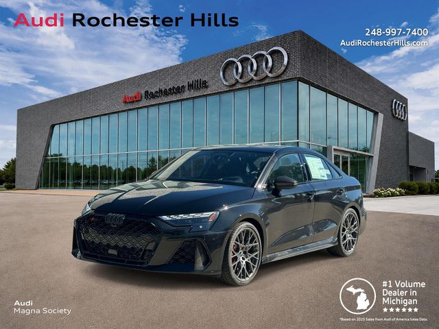 Black 2026 Audi RS 3 Sedan All-Wheel Drive 7-Speed Automatic