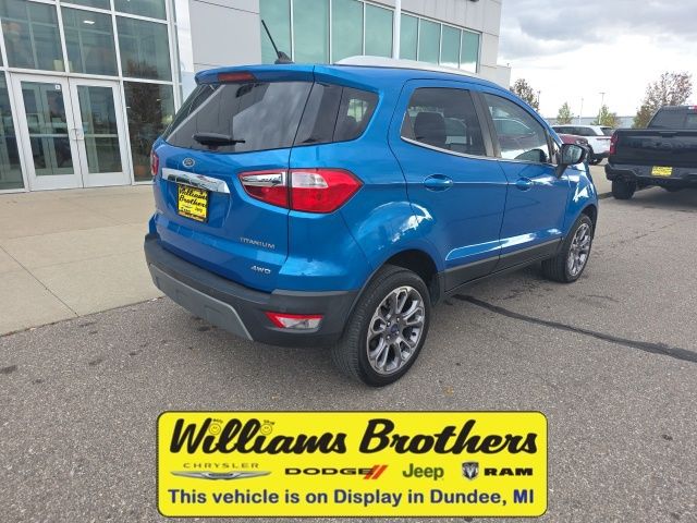 2020 Ford EcoSport Titanium - Blue Candy exterior view 6