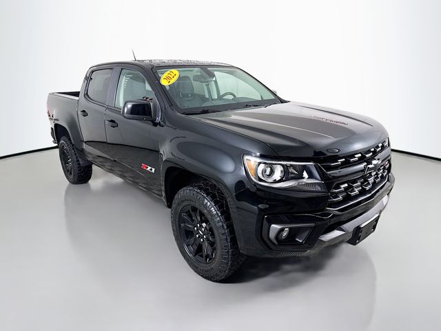 Black 2022 Chevrolet Colorado Z71 Crew Cab 4WD Pickup Truck Four-Wheel Drive 8-Speed Automatic
