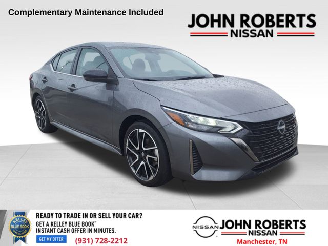 Gray (Gun Metallic) 2024 Nissan Sentra SR FWD Sedan Front-Wheel Drive Continuously Variable Transmission