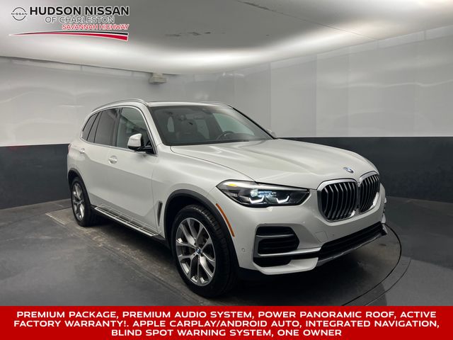 2023 White Metallic BMW X5 sDrive40i SUV