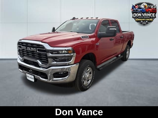 Flame Red Clearcoat 2026 RAM 3500 Tradesman Crew Cab 4WD Pickup Truck Four-Wheel Drive 8-Speed Automatic