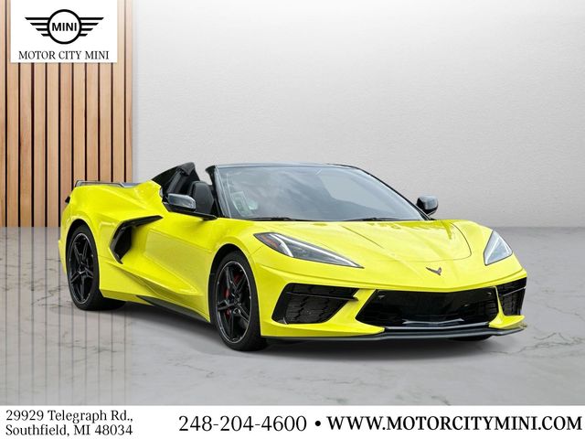 Accelerate Yellow Metallic 2023 Chevrolet Corvette Convertible Rear-Wheel Drive 8-Speed Dual Clutch