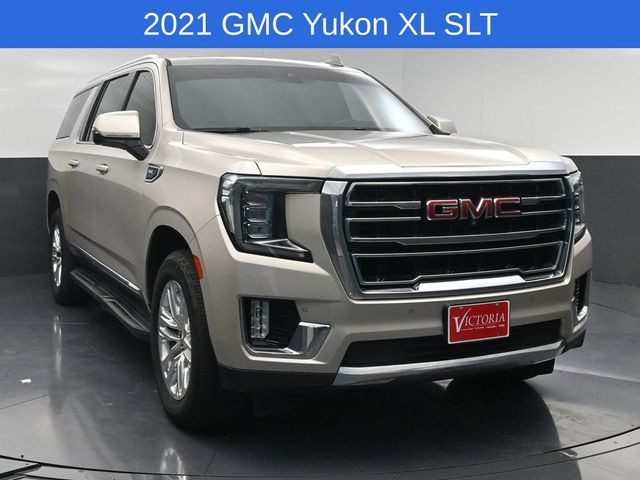 2021 GMC Yukon XL SLT Beige at Bayway Cadillac of The Woodlands