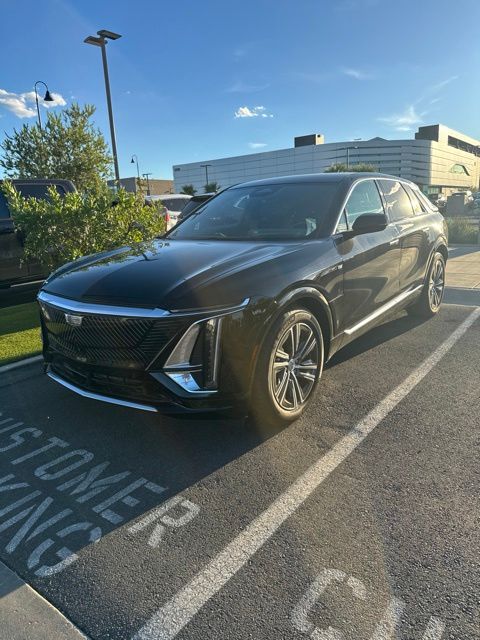 Stellar Black Metallic 2024 Cadillac LYRIQ SUV / Crossover Rear-Wheel Drive 1-Speed Automatic
