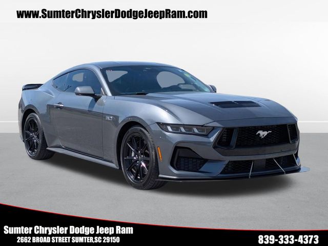 Carbonized Gray Metallic 2024 Ford Mustang GT Premium Fastback RWD Coupe Rear-Wheel Drive Automatic