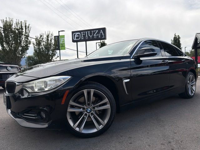 Jet Black 2016 BMW 4 Series Sedan All-Wheel Drive 8-Speed Automatic