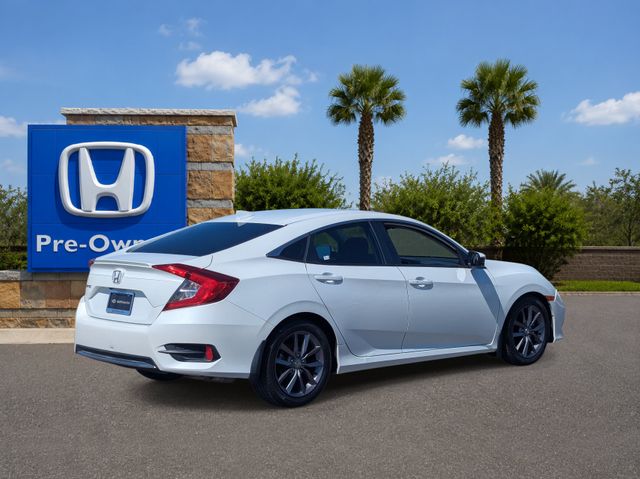 Certified Used 2020 Platinum White Pearl Honda EX image 5
