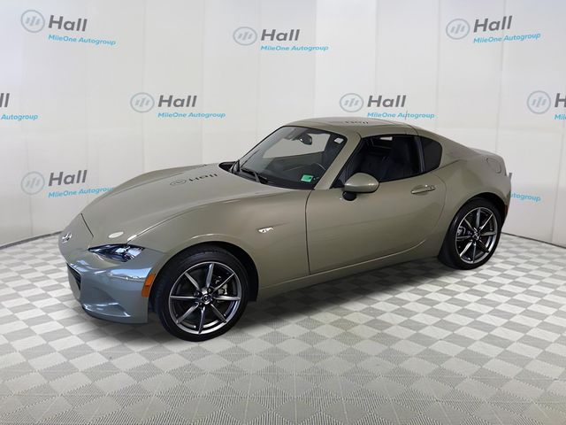 Zircon Sand Metallic 2023 Mazda MX-5 Miata RF Grand Touring RWD Convertible Rear-Wheel Drive 6-Speed Automatic