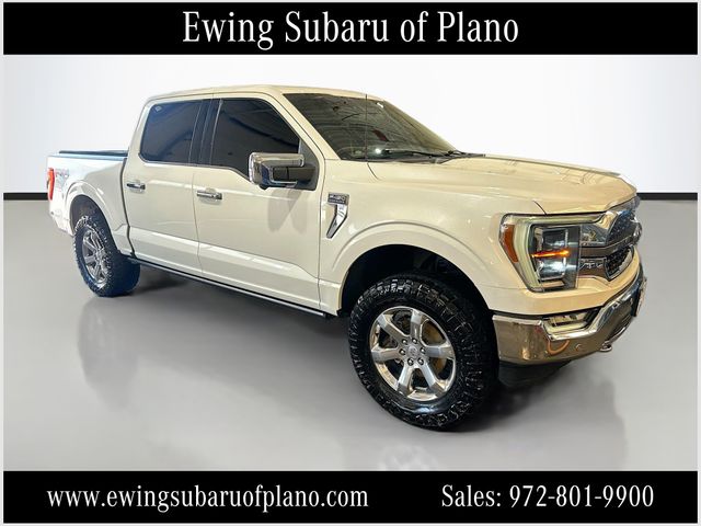 White Metallic 2022 Ford F-150 Pickup Truck Four-Wheel Drive Automatic