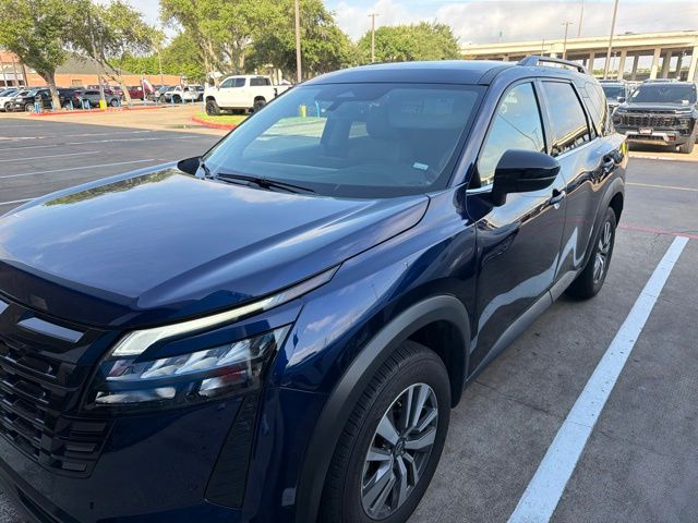 2026 Nissan Pathfinder SL Blue at Central Houston Nissan