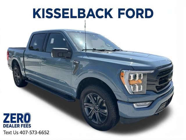 Area 51 Blue 2023 Ford F-150 Pickup Truck Four-Wheel Drive Automatic