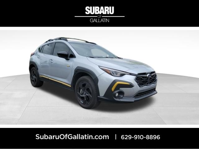 Ice Silver Metallic 2025 Subaru Crosstrek Sport AWD SUV / Crossover All-Wheel Drive Continuously Variable Transmission