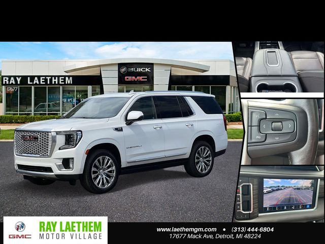 White Frost Tricoat 2021 GMC Yukon SUV / Crossover Four-Wheel Drive 
