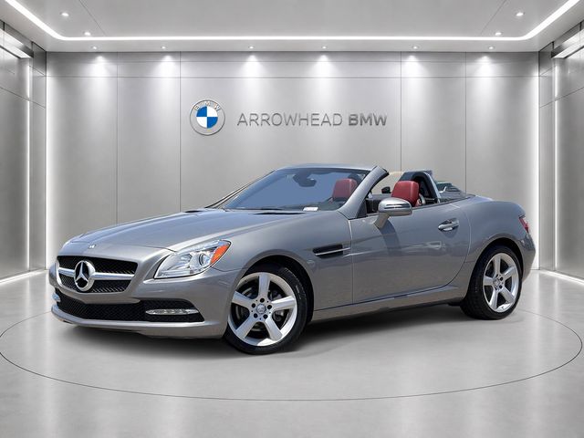 Palladium Silver Metallic 2014 Mercedes-Benz SLK Convertible Rear-Wheel Drive 7-Speed Automatic
