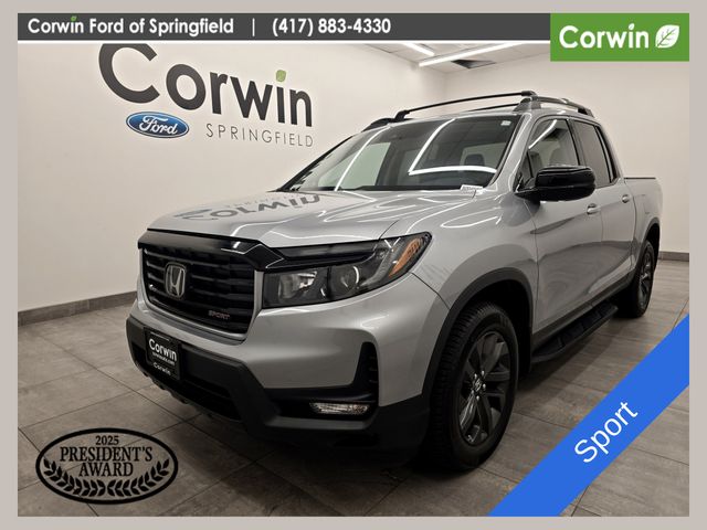 Lunar Silver Metallic 2021 Honda Ridgeline Pickup Truck All-Wheel Drive 9-Speed Automatic