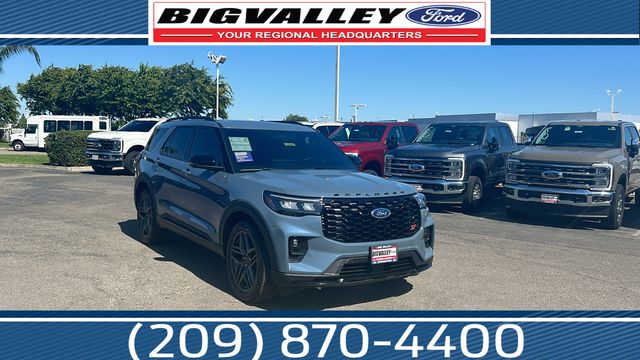 Vapor Blue 2025 Ford Explorer ST AWD SUV / Crossover All-Wheel Drive Automatic