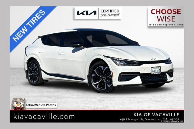 Snow White Pearl 2023 Kia EV6 SUV / Crossover Rear-Wheel Drive 1-Speed Automatic