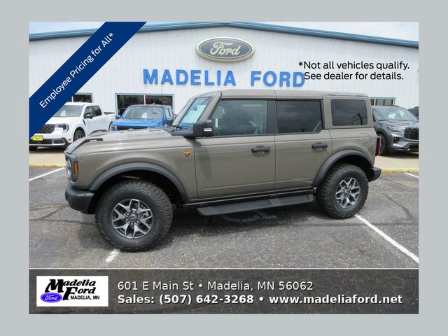 Marsh Gray 2025 Ford Bronco Badlands 4-Door 4WD SUV / Crossover Four-Wheel Drive Automatic