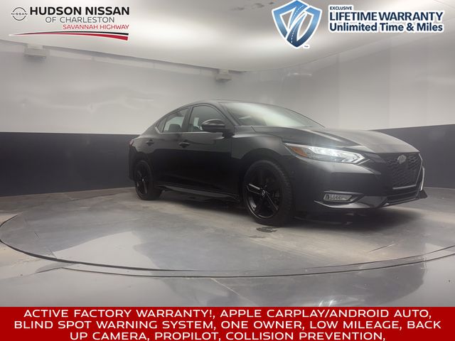 2022 Super Black Nissan Sentra SR Sedan