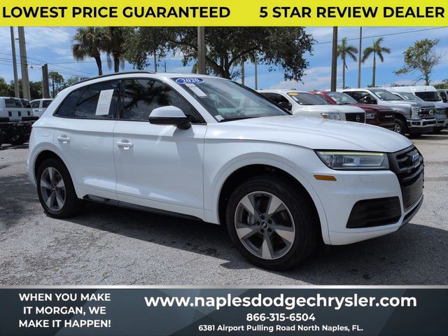 Ibis White 2020 Audi Q5 SUV / Crossover All-Wheel Drive 7-Speed Automatic