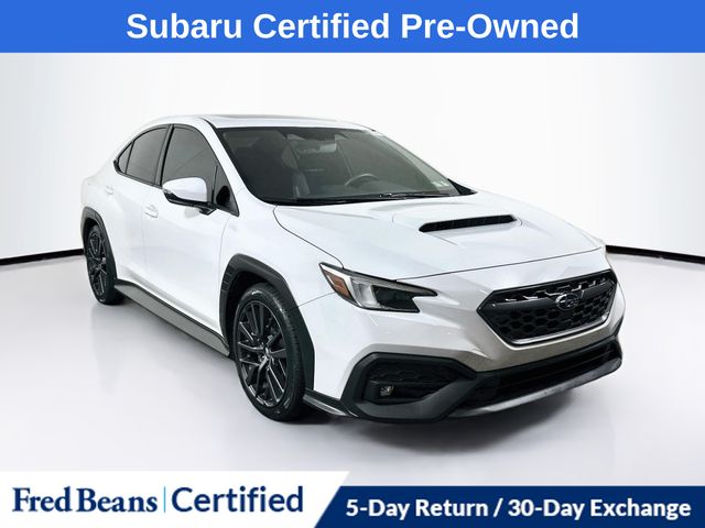 Ceramic White 2023 Subaru WRX Sedan All-Wheel Drive Continuously Variable Transmission